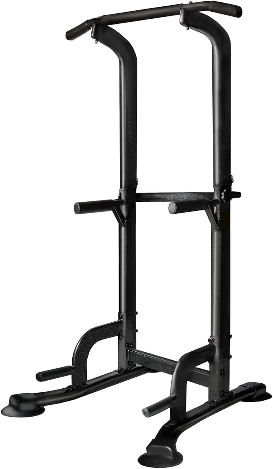 Pull up Bar Station, Power Tower, Dip Station with 3D Backrest, Multi-Function Strength Training Stand Rack, for Home Gym Workout 