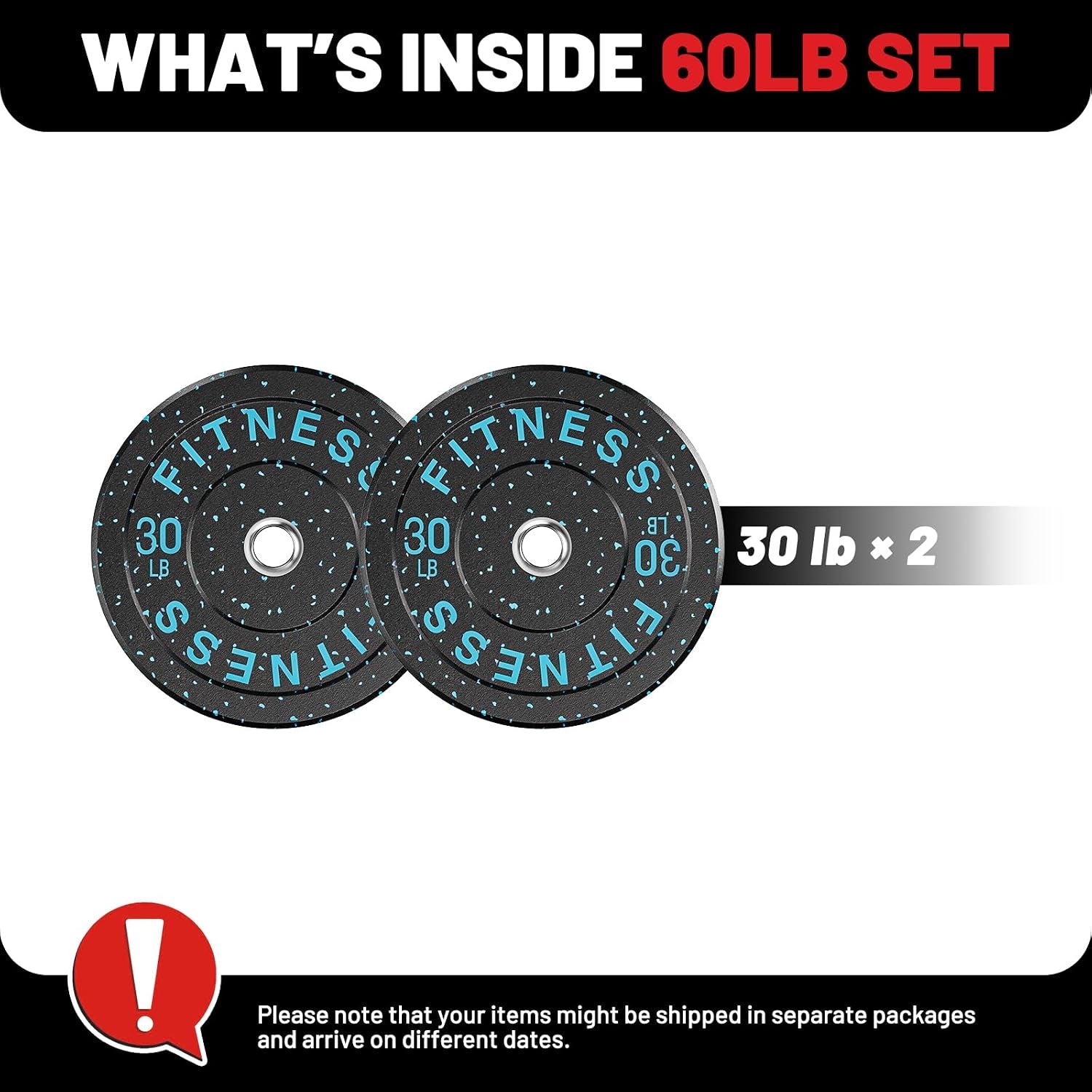 20-650Lbs Bumper Plates 2" Weight Plates Barbell Weightlifting | 2Inch Olympic Weights Plates Set, Floor Protective High Bounce Plates, Rubber Bumper Plates for Strengh Training, Bench Press